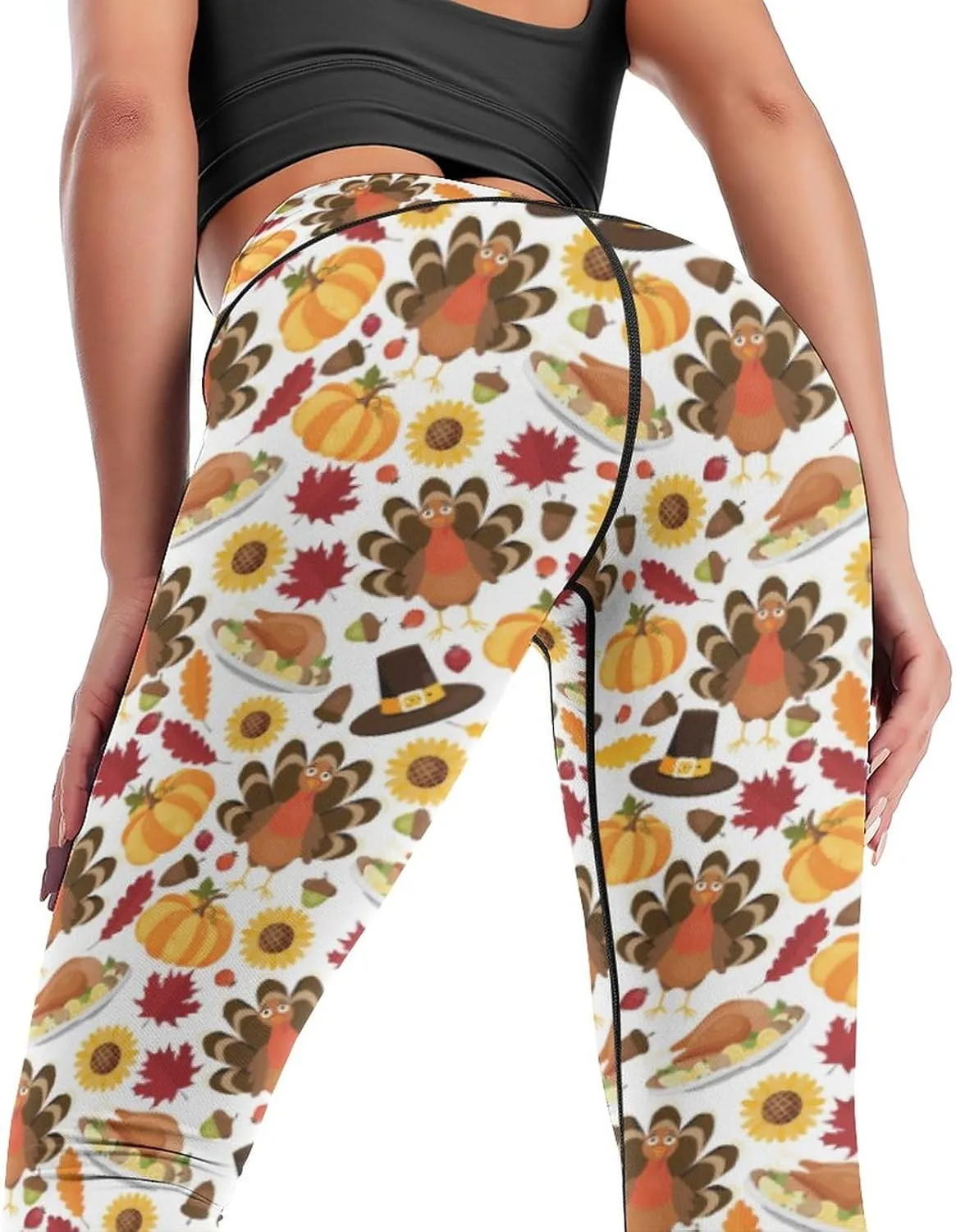High Waisted Yoga Pants for Women 4-Way Stretch Soft Running Workout Leggings Athletic Yoga Pants