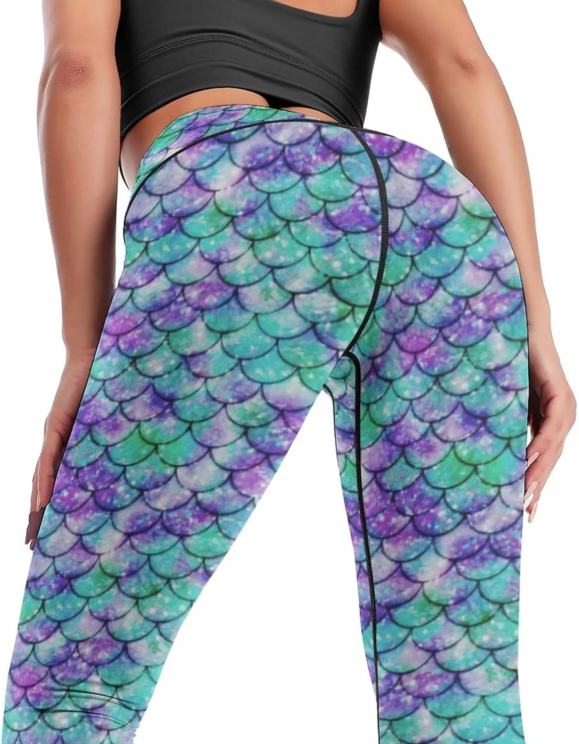 High Waisted Yoga Pants for Women 4-Way Stretch Soft Running Workout Leggings Athletic Yoga Pants