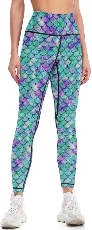 High Waisted Yoga Pants for Women 4-Way Stretch Soft Running Workout Leggings Athletic Yoga Pants