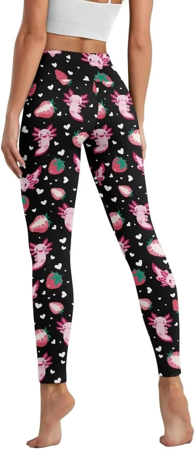 High Waisted Yoga Pants for Women with Pockets Stretch Soft Running Workout Leggings Athletic Yoga Pants