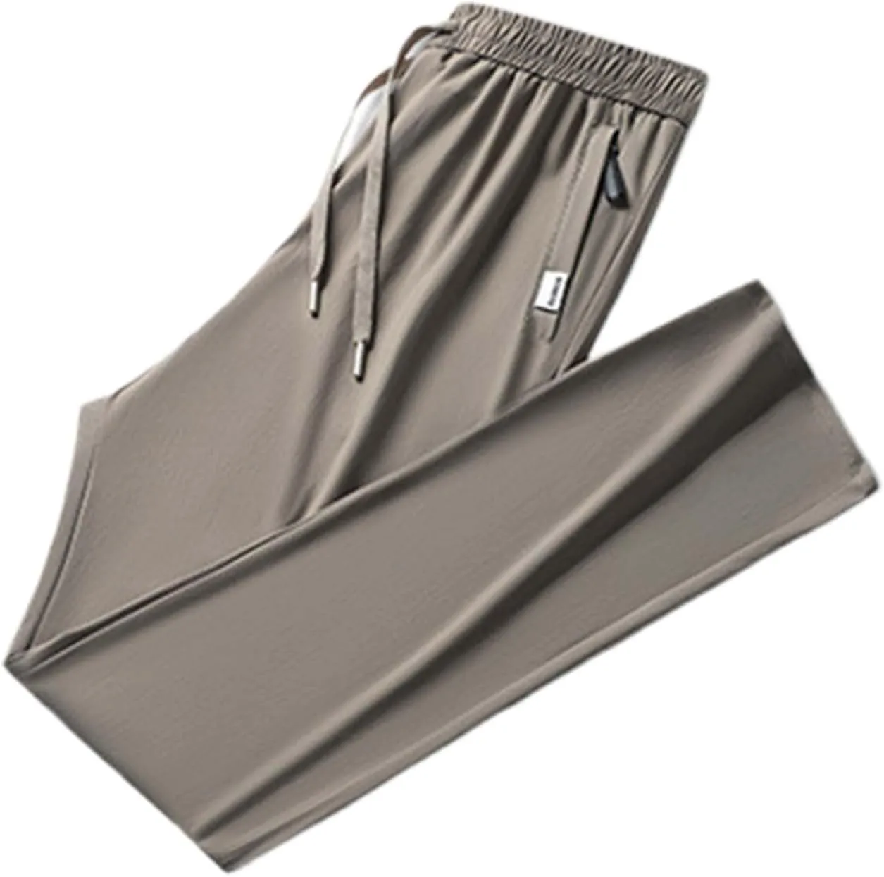 Iced Active Pants for Men Icedactive Quick Drying Ultra Stretch Ice Silk Pants Breathable Comfy-Fit Travel Trousers