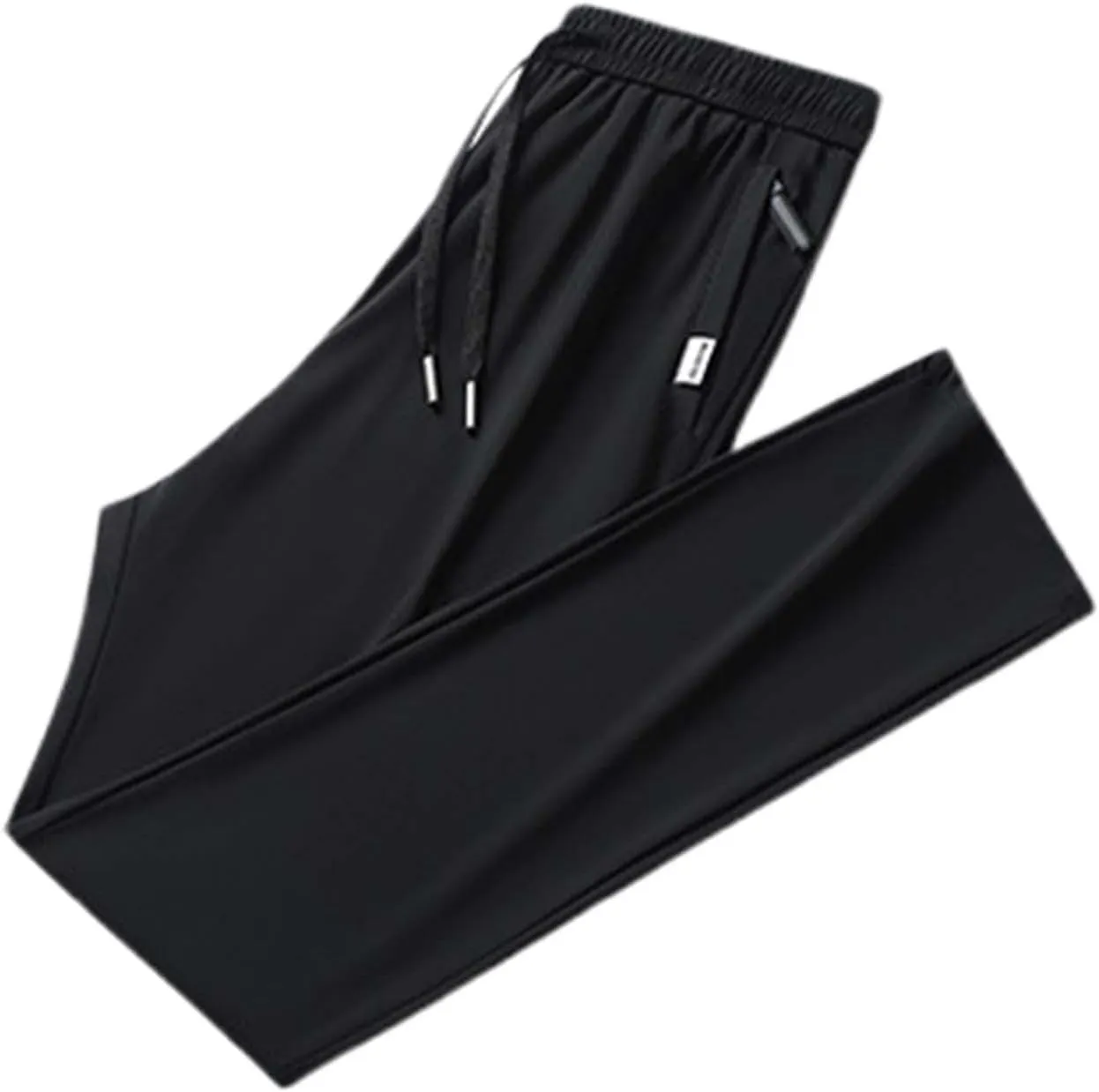 Iced Active Pants for Men Icedactive Quick Drying Ultra Stretch Ice Silk Pants Breathable Comfy-Fit Travel Trousers