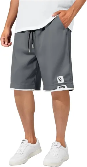 Indoor House Men's Summer Ice Silk Thin Sports Quick Drying Outside to Wear Summer Fifth Medium Pants Mens Summer