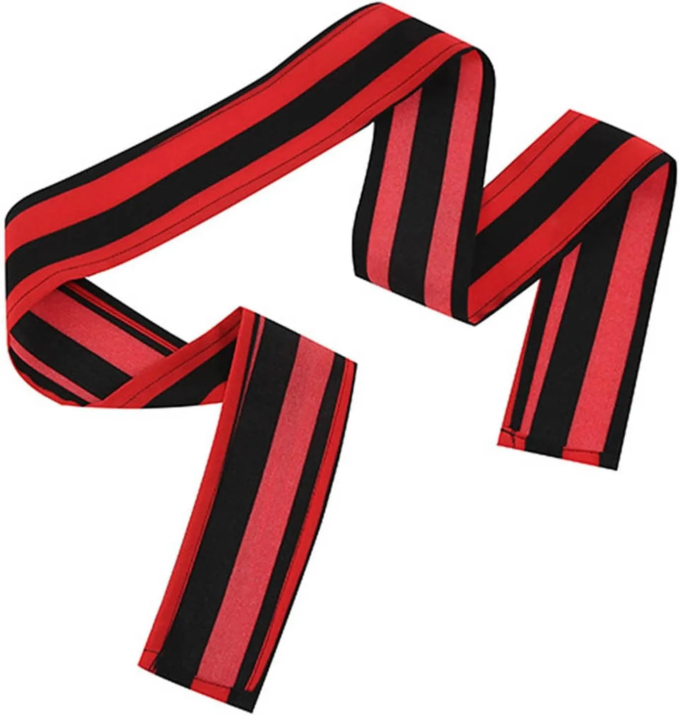 Maxi Skirts for Women 2025 Tight Red Black Striped A-Line Pleated Mid Length Skirts with Head Scarf Streetwear