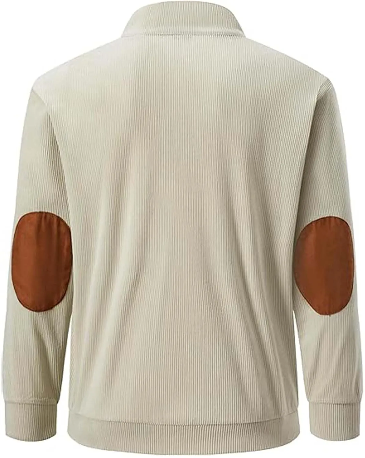 Men's 1/4 Button Up Corduroy Shirt Size Sweater Fashion Casual Long Sleeve Mens Pullover Sweaters Long Sleeve 14 Zip
