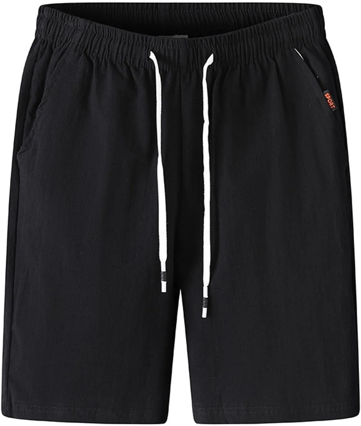 Mens Athletic Shorts Running Workout Shorts Summer Breasted Shorts Loose Casual Sports Training Pants with Pockets
