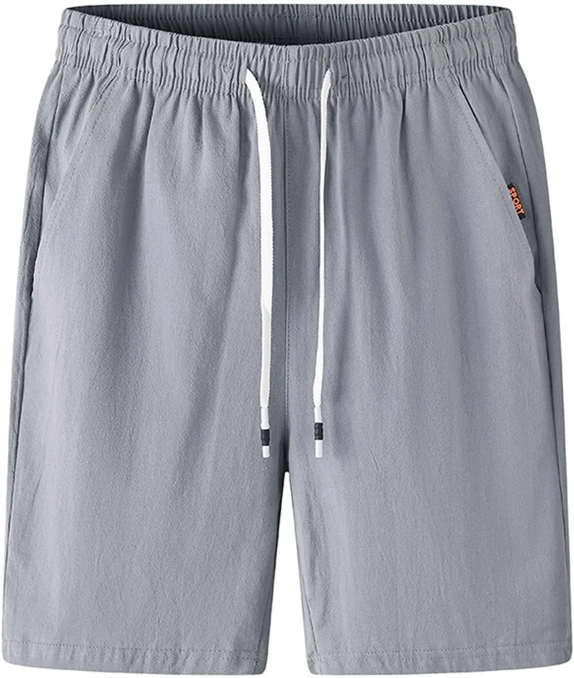 Mens Athletic Shorts Running Workout Shorts Summer Breasted Shorts Loose Casual Sports Training Pants with Pockets