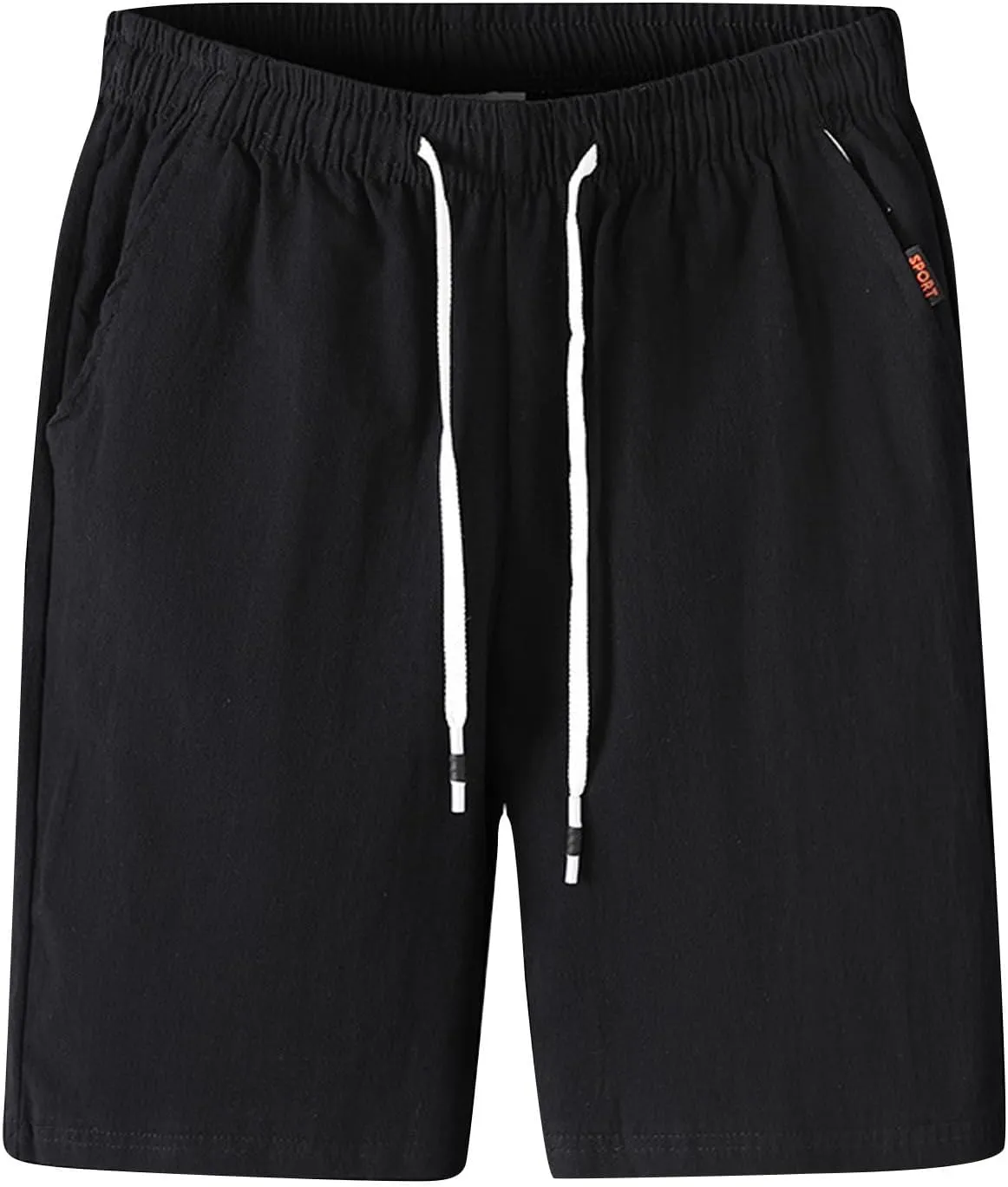 Mens Athletic Shorts Running Workout Shorts Summer Breasted Shorts Loose Casual Sports Training Pants with Pockets