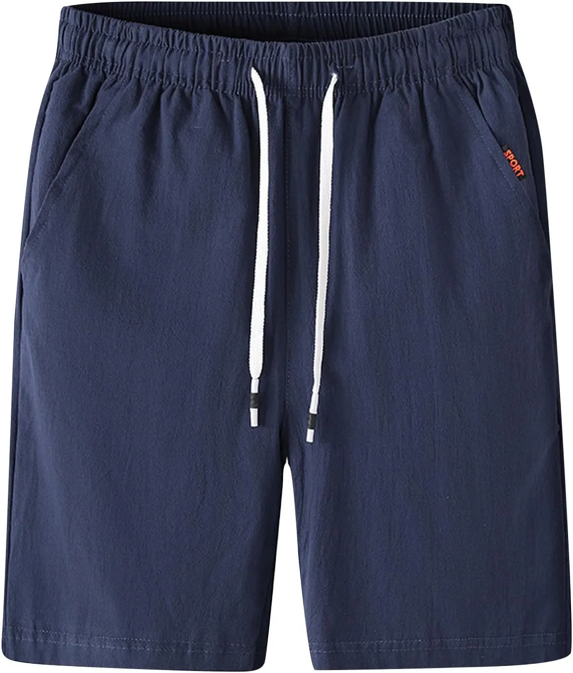 Mens Athletic Shorts Running Workout Shorts Summer Breasted Shorts Loose Casual Sports Training Pants with Pockets