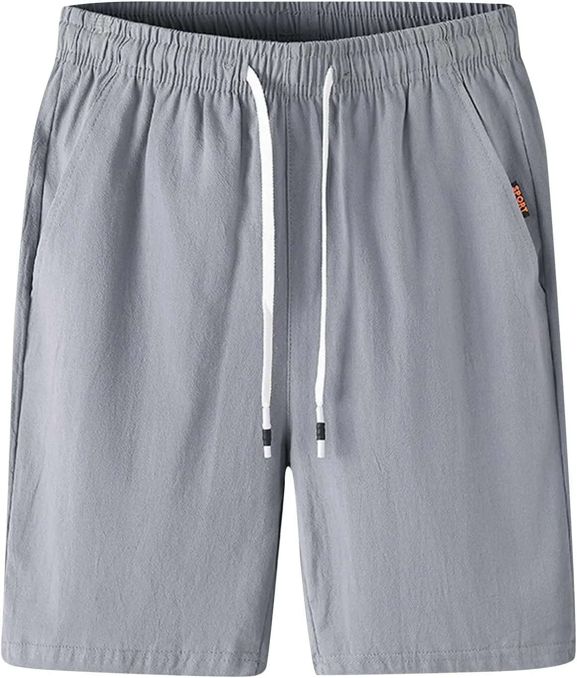 Mens Athletic Shorts Running Workout Shorts Summer Breasted Shorts Loose Casual Sports Training Pants with Pockets