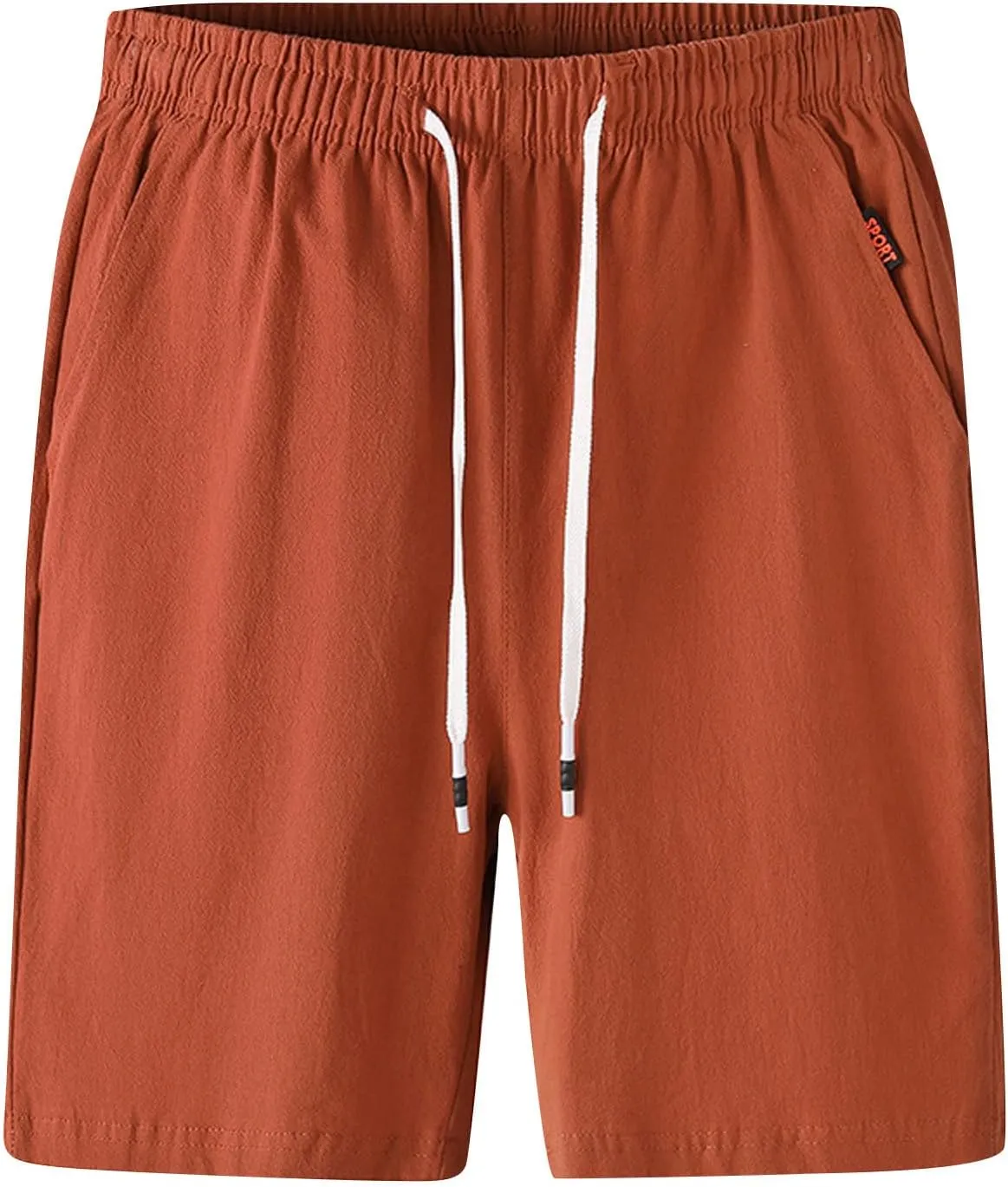 Mens Athletic Shorts Running Workout Shorts Summer Breasted Shorts Loose Casual Sports Training Pants with Pockets