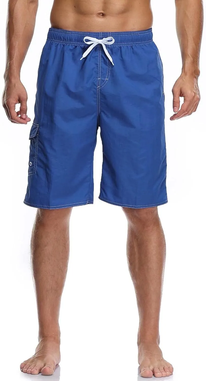 Mens Cargo Shorts Athletic Workout Gym Jogger Shorts Casual Drawstring Elastic Waist Capri Pants with Multi Pocket