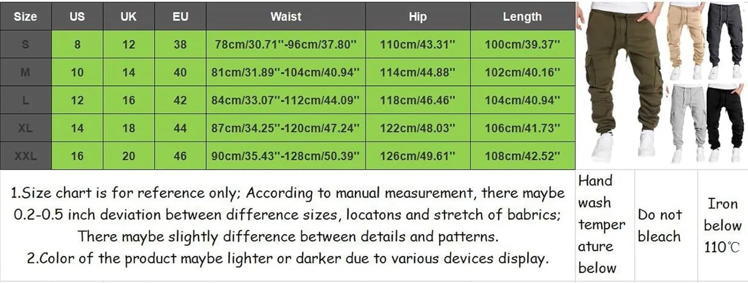 Mens Cargo Sweatpants Breathable Comfy Joggers Athletic Gym Pants Fall Winter Long Trousers with Pockets