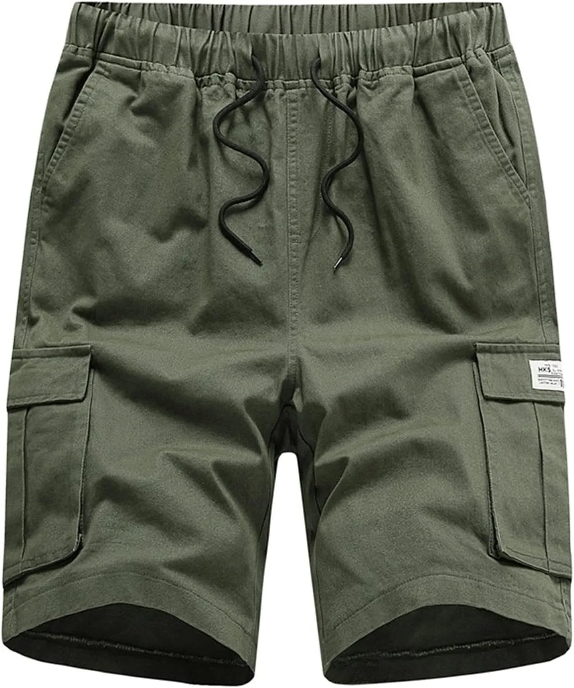 Men's Hiking Cargo Shorts Drawstring Shorts with Multiple Pockets Golf Camping Outdoor Casual Summer Beach Shorts