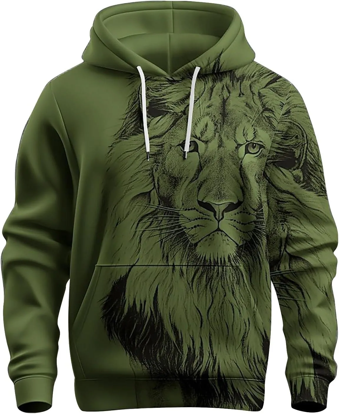 Mens Hoodie Midweight Men Women Letter Graphic Hooded Print Hooded Collar Long Sleeve Men's Fleece Pullover Hoodie