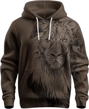 Mens Hoodie Midweight Men Women Letter Graphic Hooded Print Hooded Collar Long Sleeve Men's Fleece Pullover Hoodie