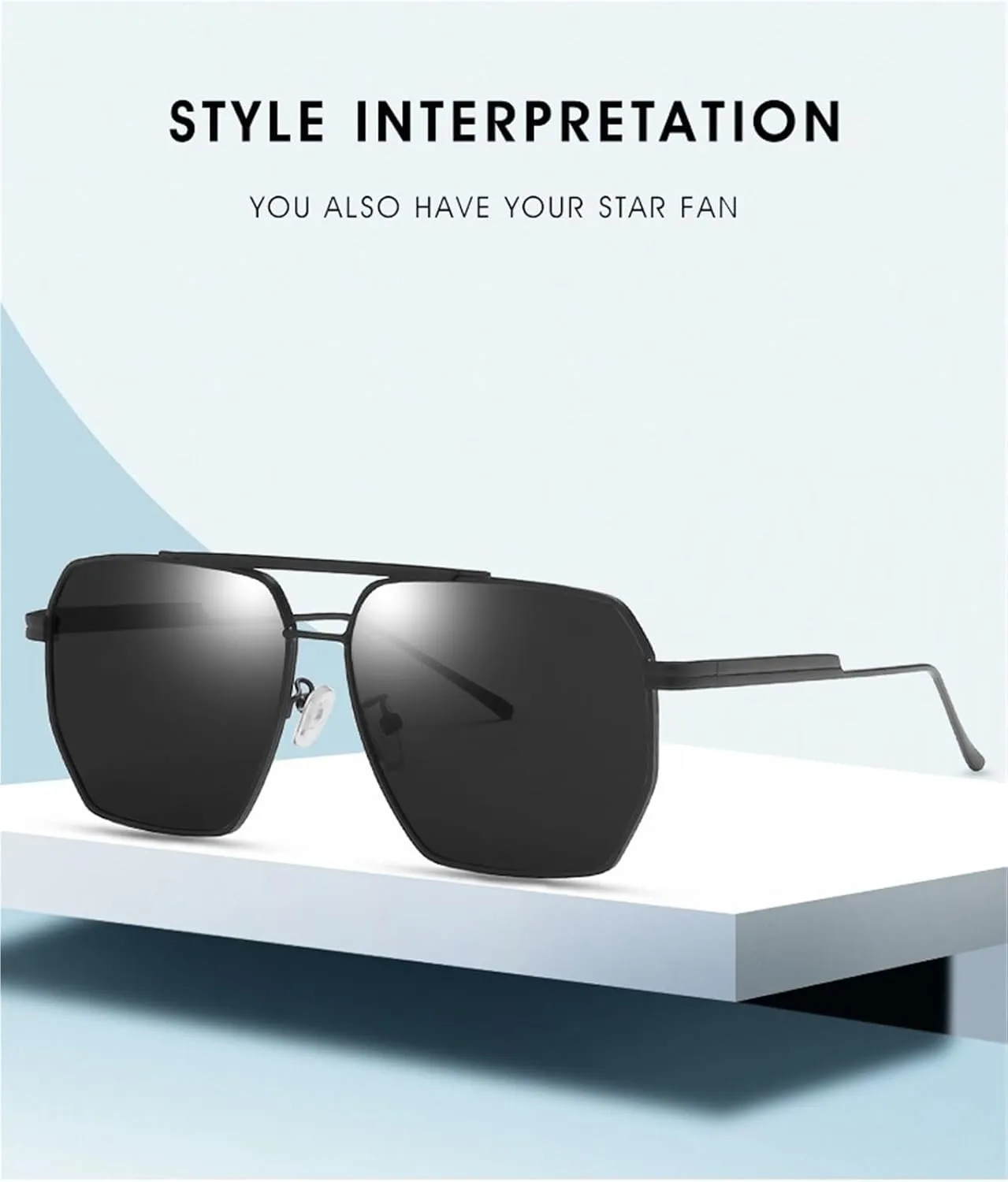Men's Metal Driving Sunglasses Vacation Commuter Women Sun Glasses