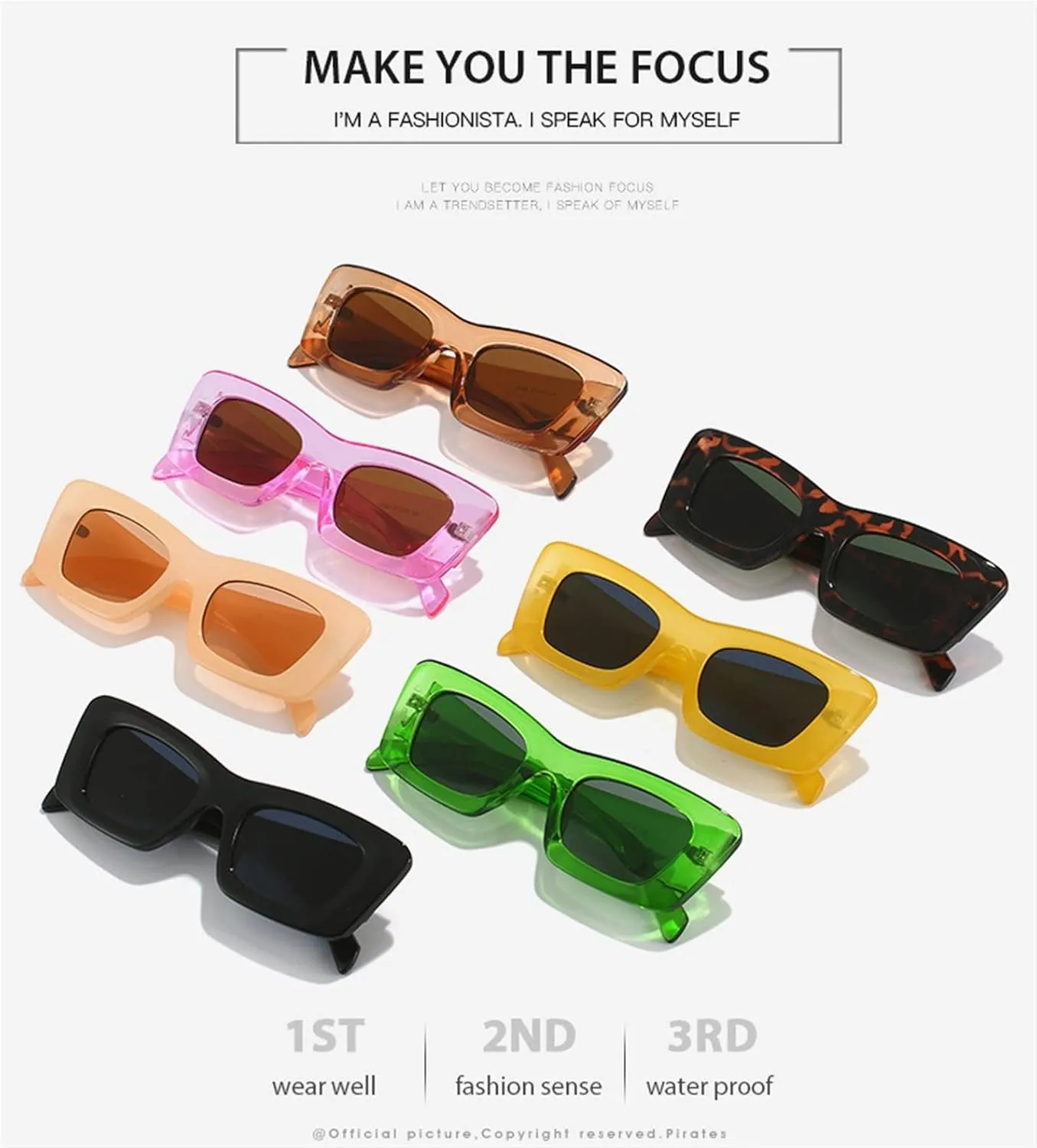 Men's Outdoor Vacation Sunglasses Commuter Women Driver Decorative Sun Glasses