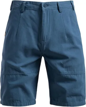 Mens Shorts Cargo with Multi Pockets Zipper Button Outdoor Summer Big and Tall Lightweight Wide Leg Gym Pant for Men