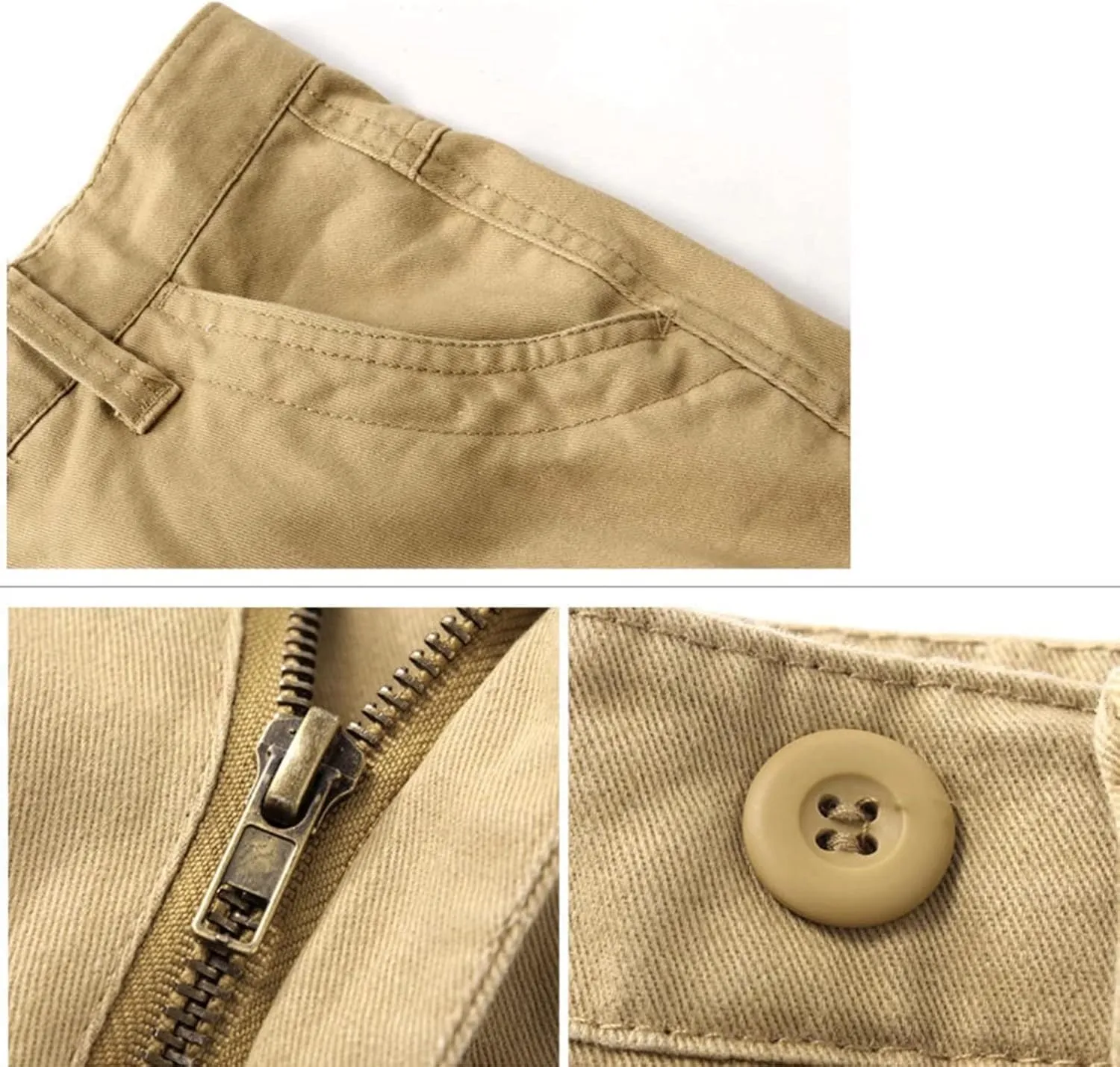 Men's Tactical Hiking Work Trousers, Water Repellent Ripstop Cargo Pants, Lightweight EDC Outdoor Camping Walking Trousers