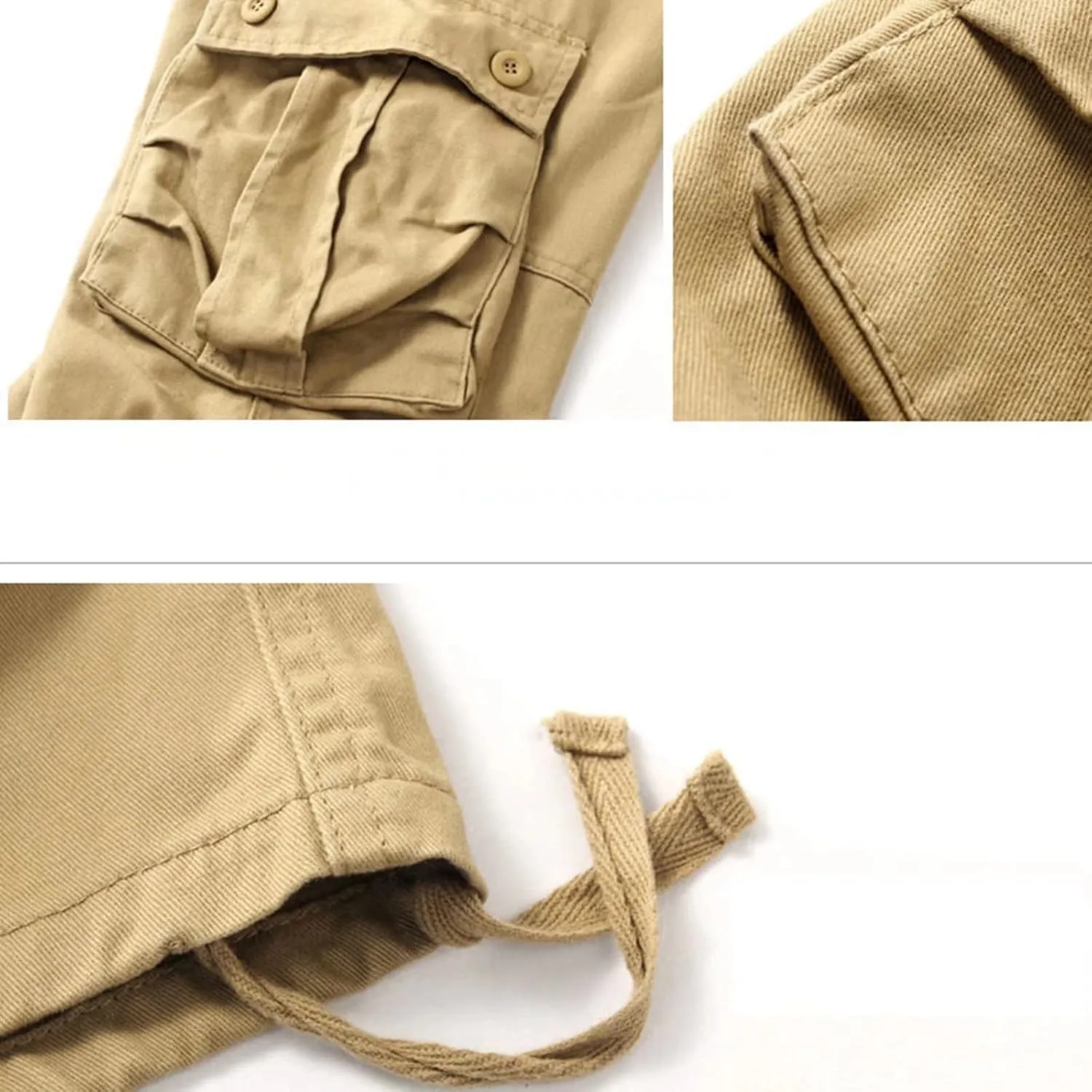 Men's Tactical Hiking Work Trousers, Water Repellent Ripstop Cargo Pants, Lightweight EDC Outdoor Camping Walking Trousers