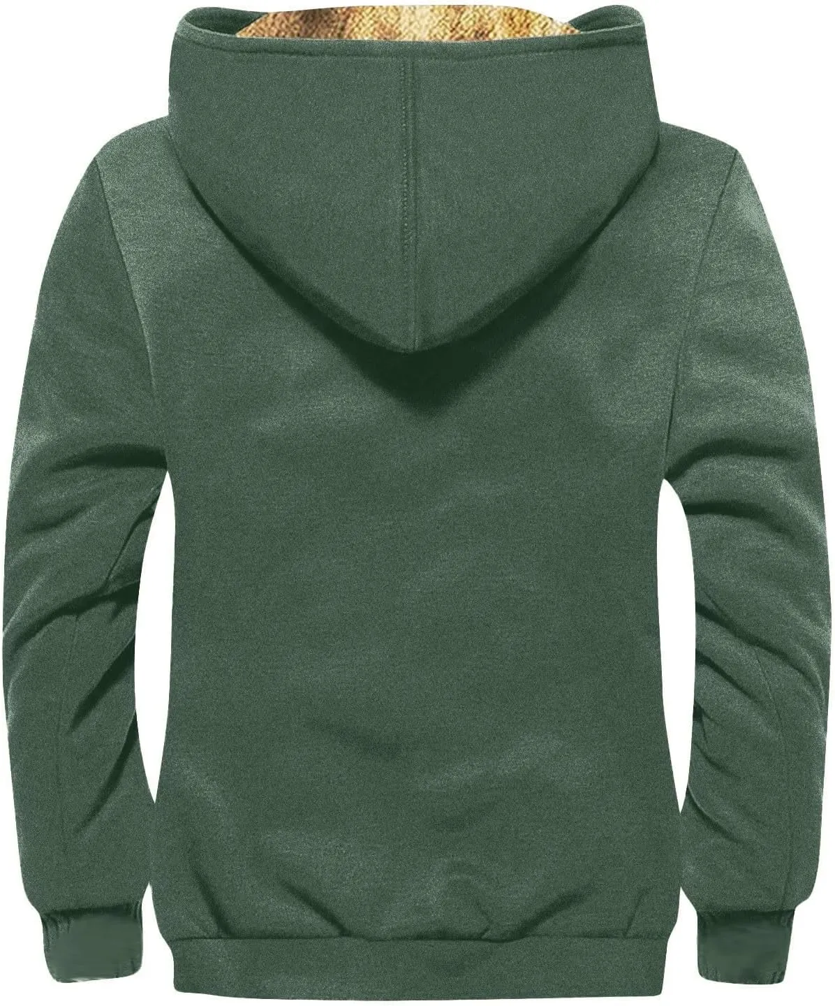 Men's Western Vintage Print Sherpa Fleece Lined Jackets Winter Warm Cozy Outerwear Quilted Down Varsity Coat Hooded