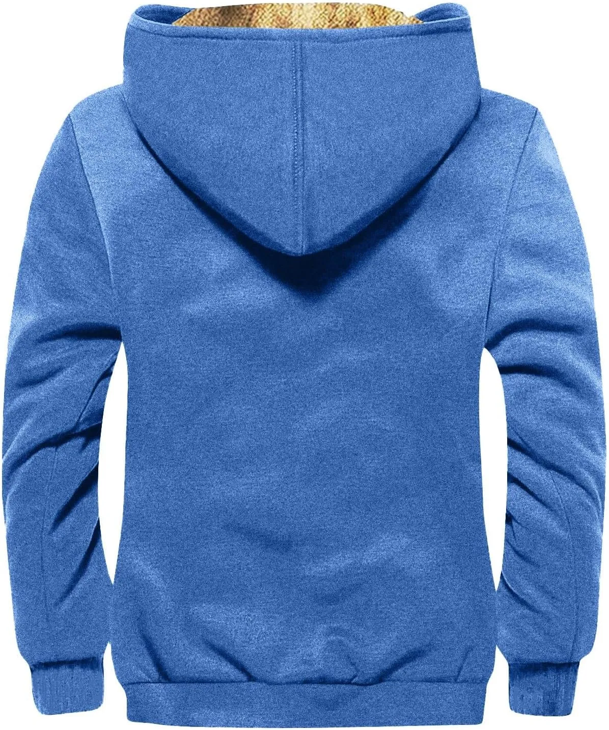 Men's Western Vintage Print Sherpa Fleece Lined Jackets Winter Warm Cozy Outerwear Quilted Down Varsity Coat Hooded