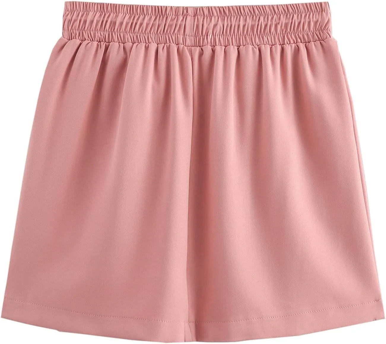 Mini Skirts for Women Cargo High Elastic Waist A-Line Loose Solid Color Workout Cargo Skirts for Summer Vacation