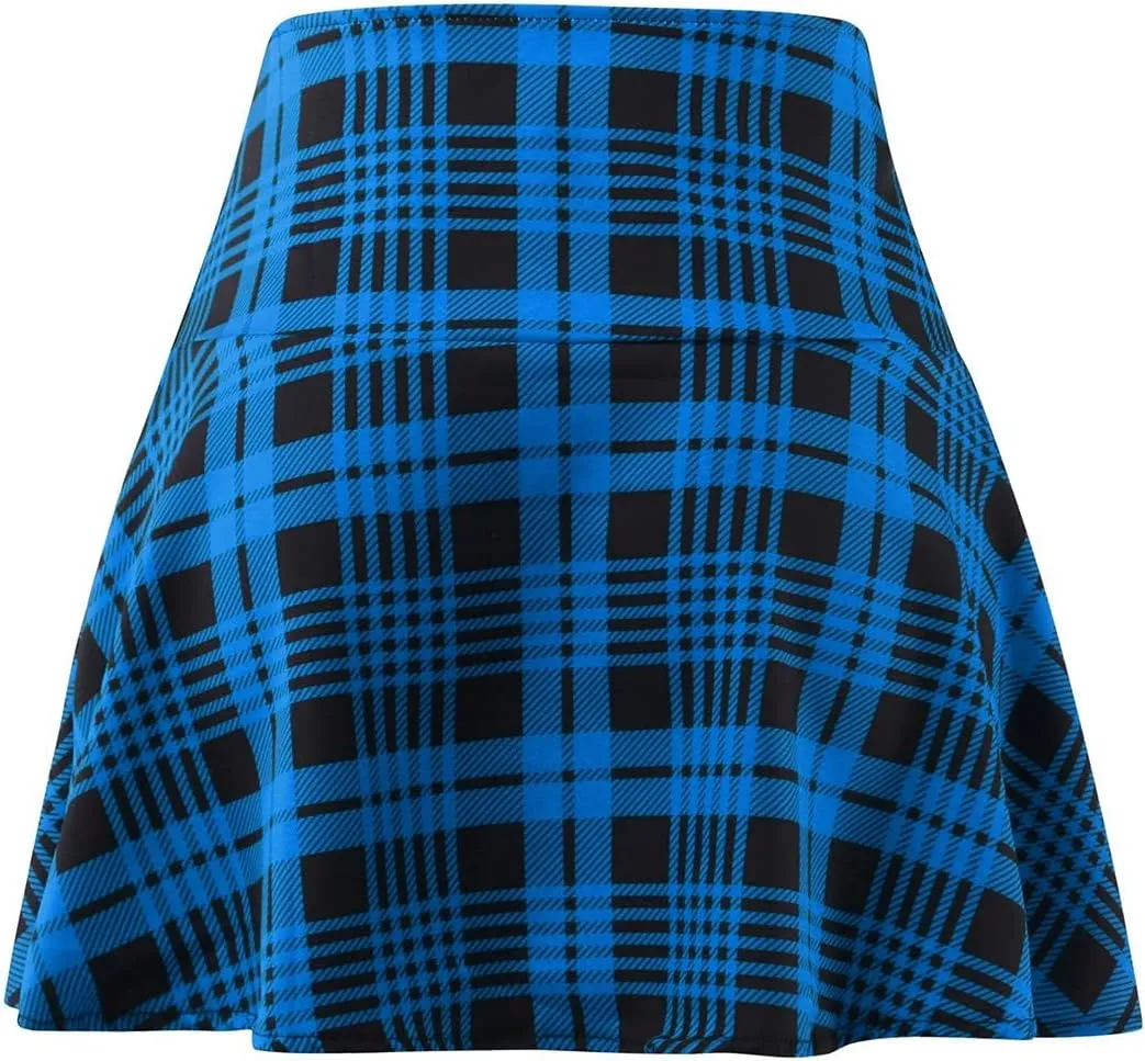 Mini Skirts for Women High Elastic Waist Trendy Fashion Plaid Casual Mini Skirts for Women Trendy Clothes
