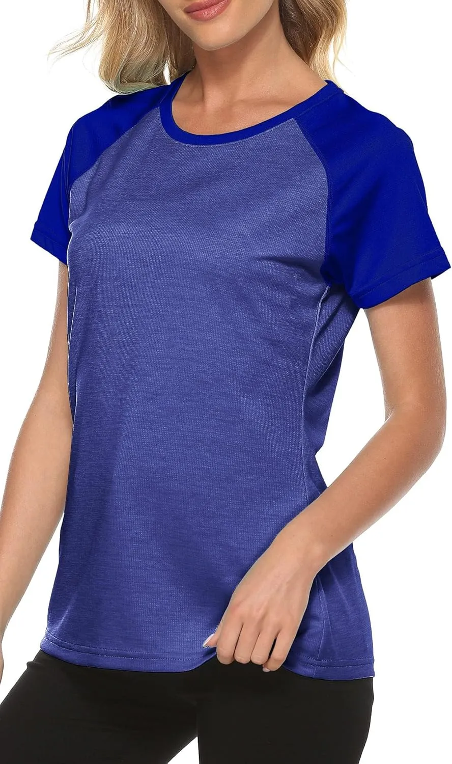 MoFiz Women's Short Sleeve UPF 50  Sun Protection Sports T-Shirt Quick Dry Running Workout Athletic Tee Top