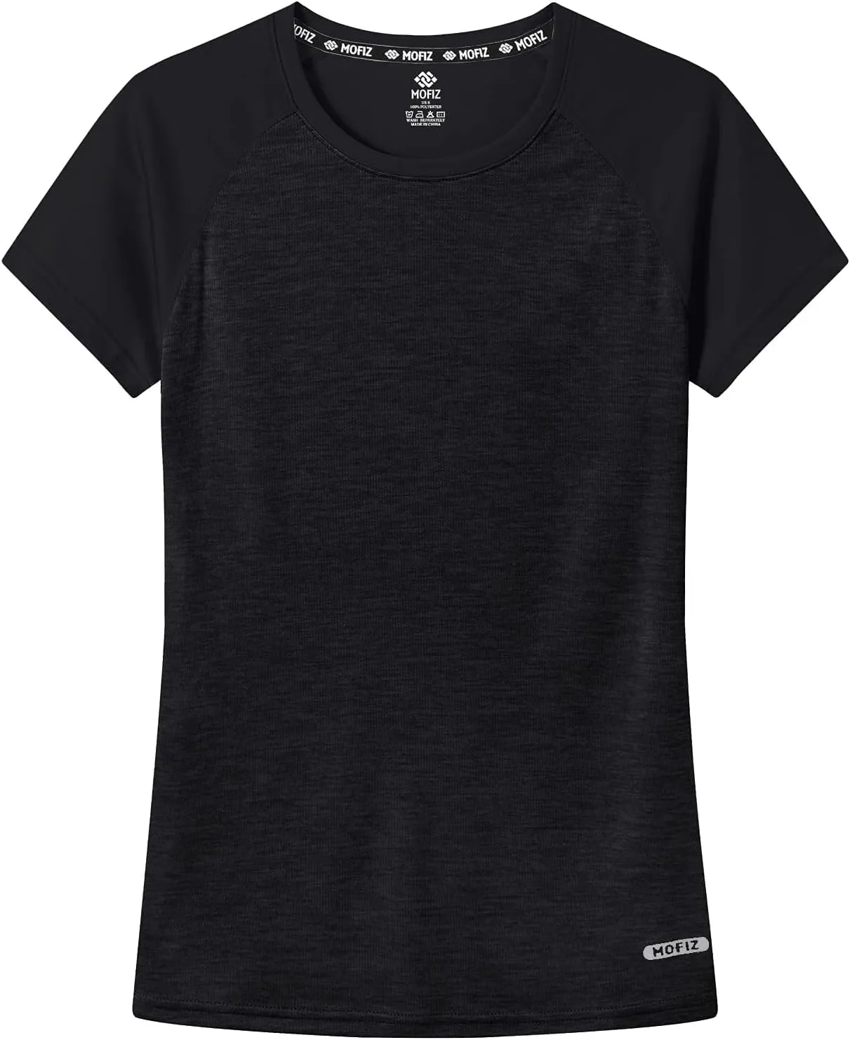 MoFiz Women's Short Sleeve UPF 50  Sun Protection Sports T-Shirt Quick Dry Running Workout Athletic Tee Top
