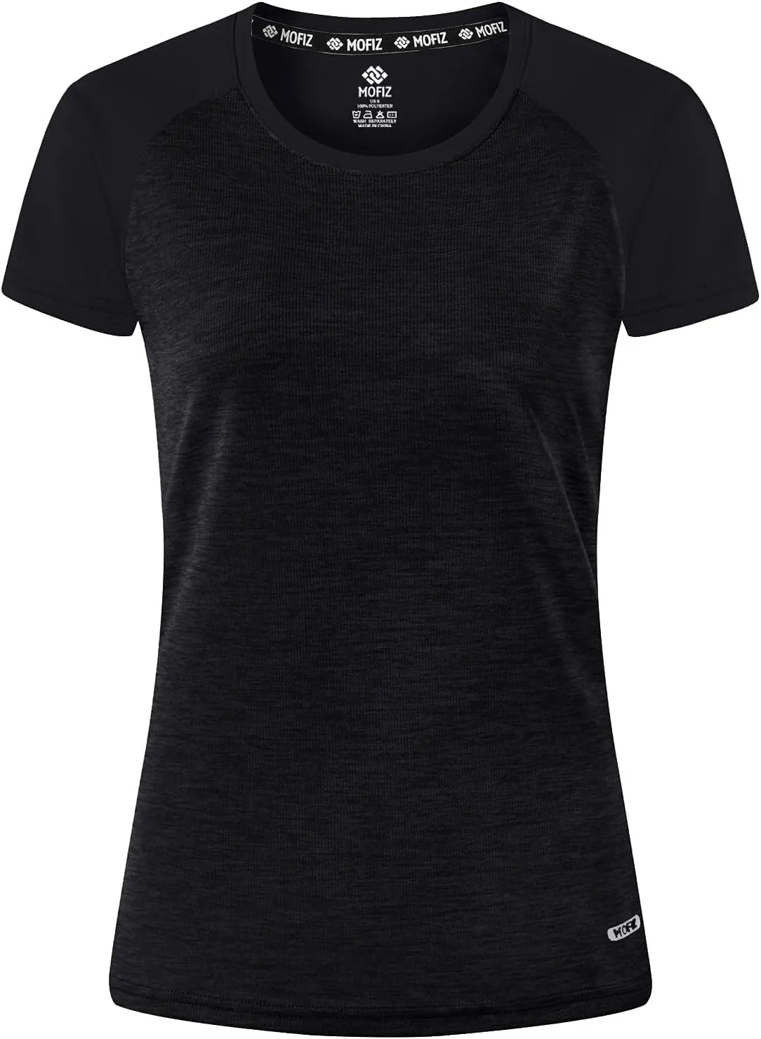 MoFiz Women's Short Sleeve UPF 50  Sun Protection Sports T-Shirt Quick Dry Running Workout Athletic Tee Top