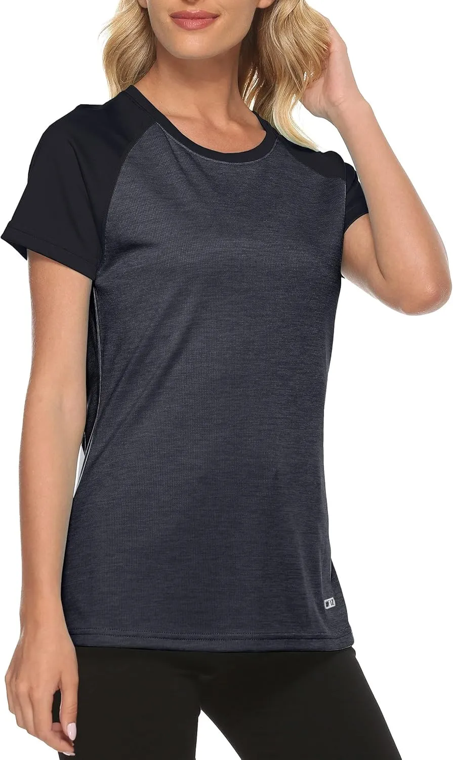 MoFiz Women's Short Sleeve UPF 50  Sun Protection Sports T-Shirt Quick Dry Running Workout Athletic Tee Top
