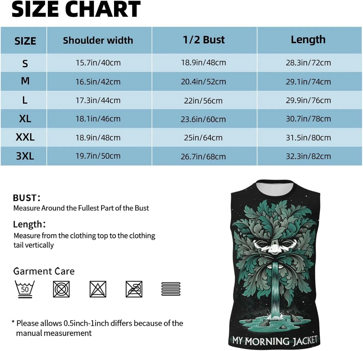 My Music Morning Jacket Men's Quick Dry Workout Tank Tops Sleeveless Moisture Wicking Muscle T-Shirts Breathable Vest