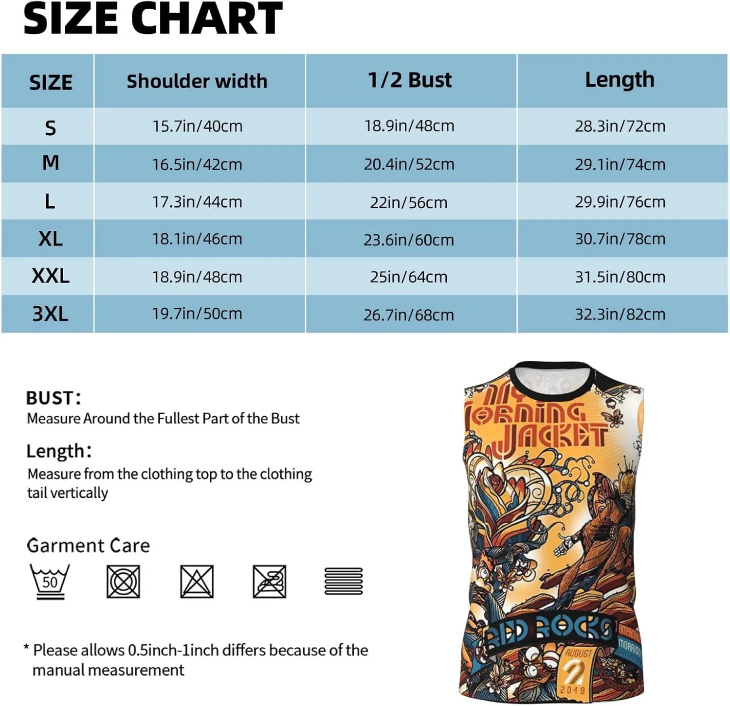 My Music Morning Jacket Men's Quick Dry Workout Tank Tops Sleeveless Moisture Wicking Muscle T-Shirts Breathable Vest