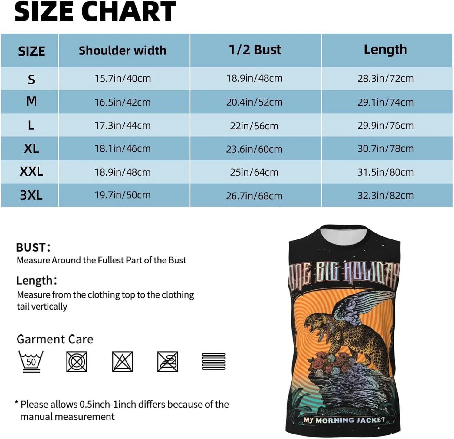 My Music Morning Jacket Men's Quick Dry Workout Tank Tops Sleeveless Moisture Wicking Muscle T-Shirts Breathable Vest