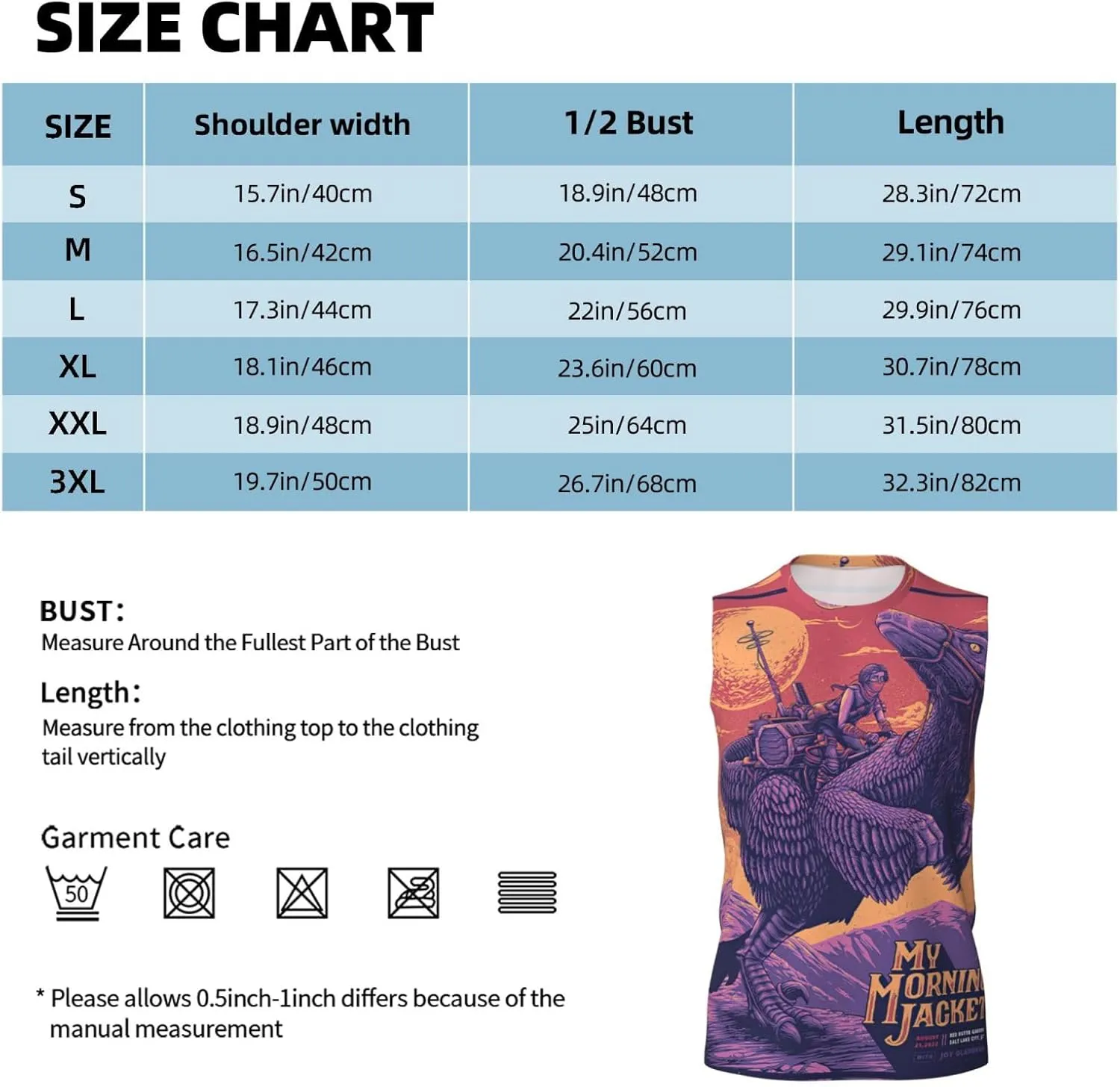My Music Morning Jacket Men's Quick Dry Workout Tank Tops Sleeveless Moisture Wicking Muscle T-Shirts Breathable Vest