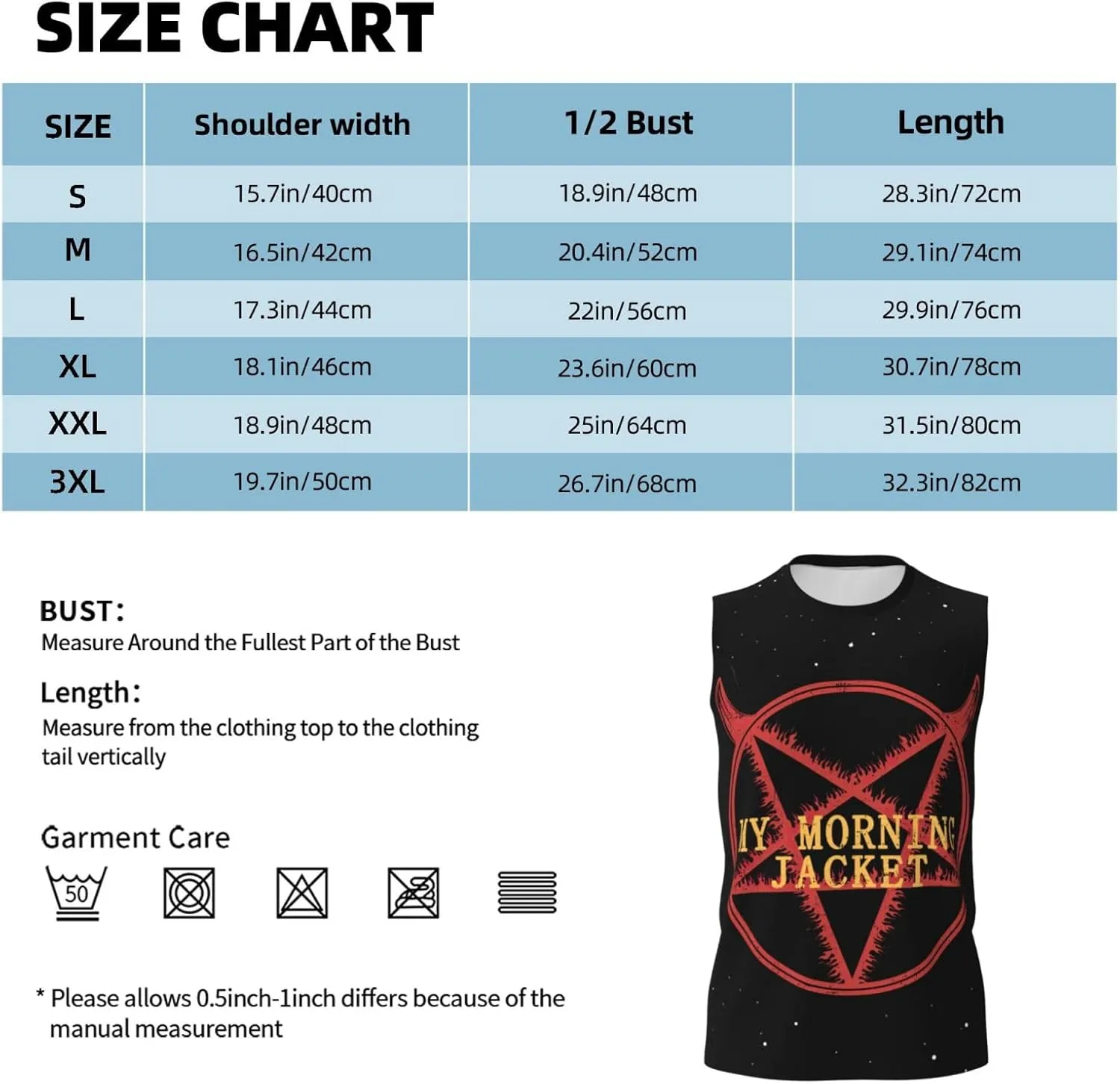 My Music Morning Jacket Men's Quick Dry Workout Tank Tops Sleeveless Moisture Wicking Muscle T-Shirts Breathable Vest