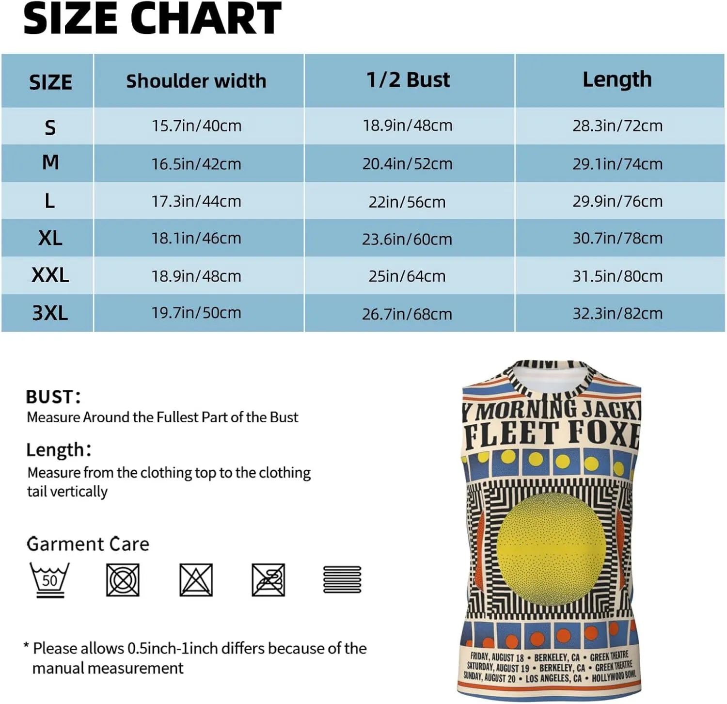 My Music Morning Jacket Men's Quick Dry Workout Tank Tops Sleeveless Moisture Wicking Muscle T-Shirts Breathable Vest
