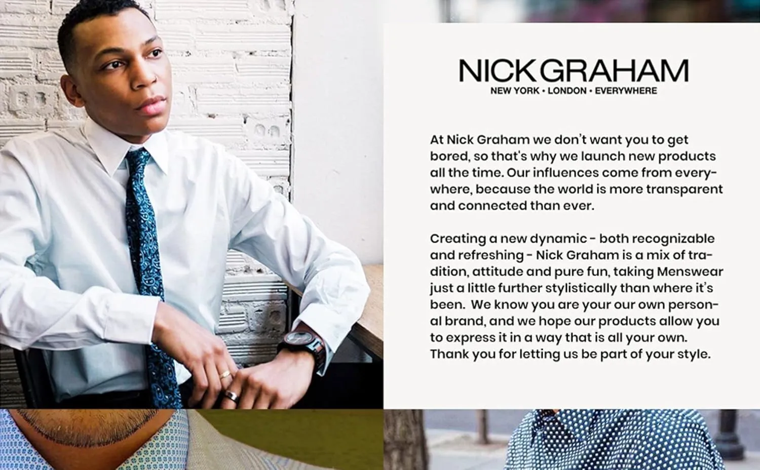 Nick Graham Long Sleeve Floral Traveler Dress Shirt for Men, Wrinkle Free Men’s Dress Shirt with Performance Fabric