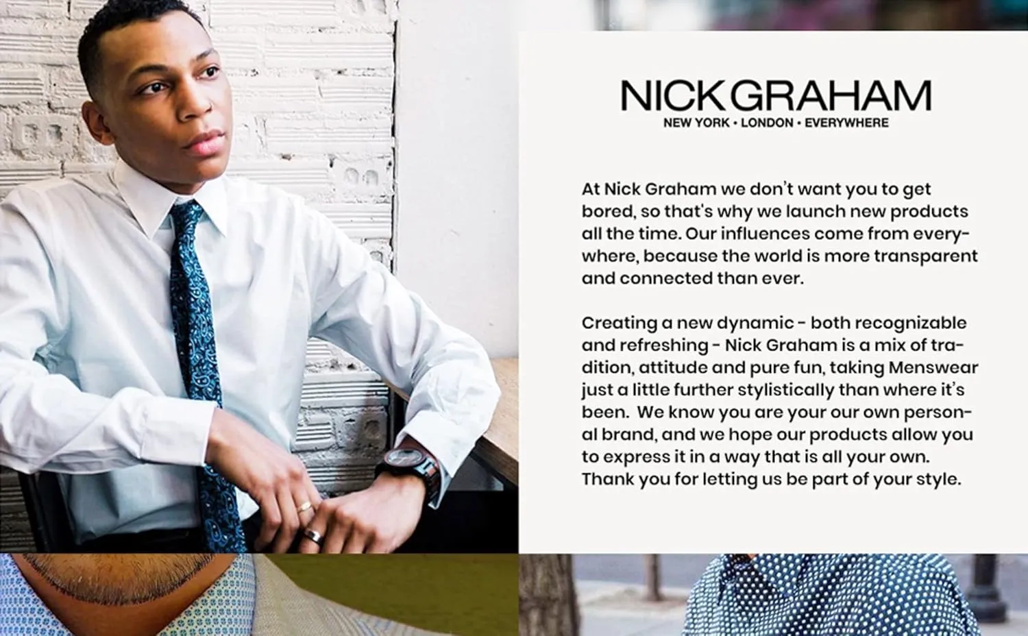 Nick Graham Long Sleeve Solid Dress Shirt for Men, Wrinkle Free Men’s Dress Shirt with Performance Fabric