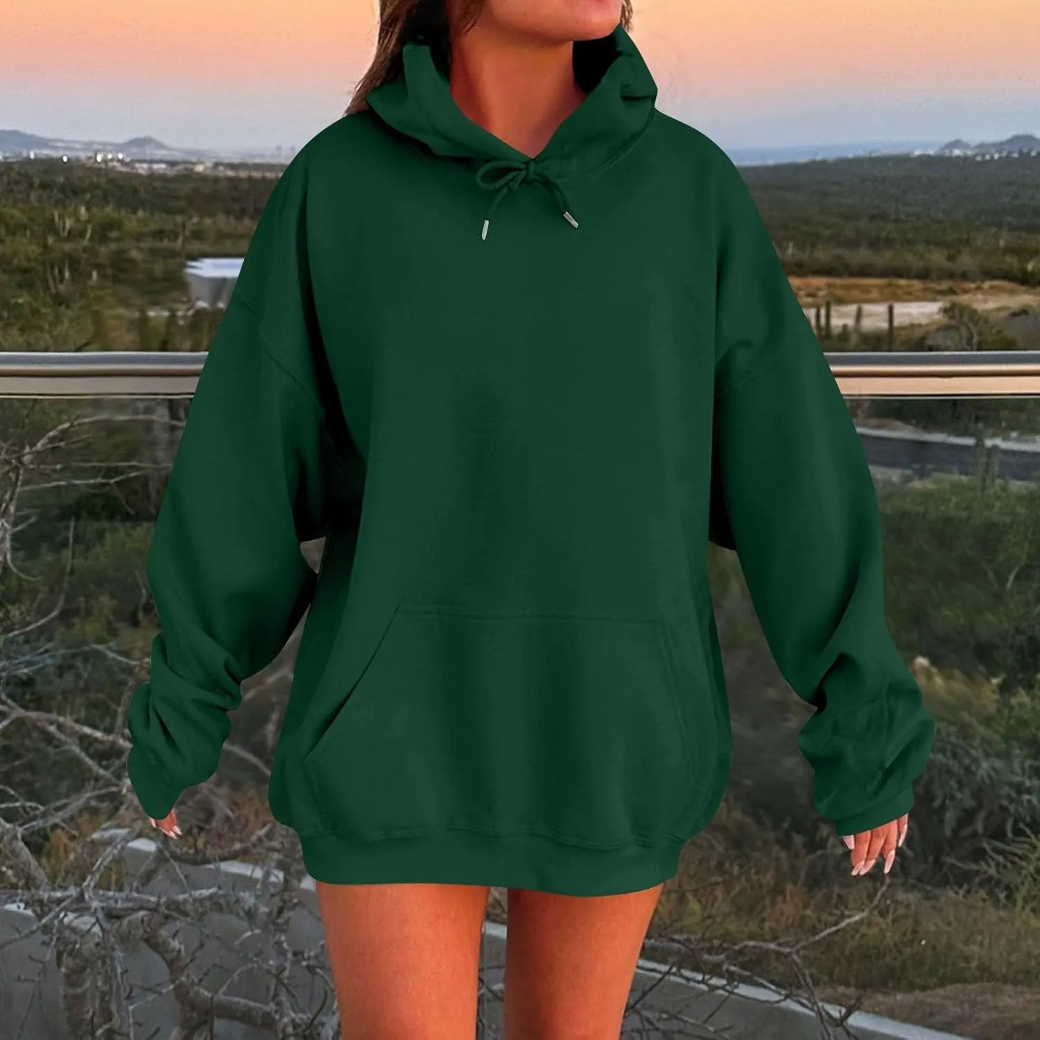 Oversized Hoodies for Women Cute Sweatshirts Long Sleeve Comfy Casual Basic Pullover Tops 2024 Fall Fashion Outfits
