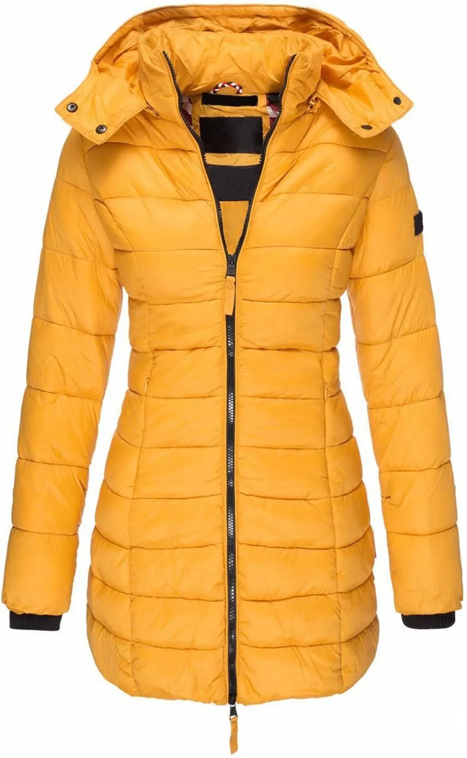 Parka Coats for Women Plus Size Long Thermal Thicken Padded Jacket Trendy 2022 Outdoor Down Coat with Pockets