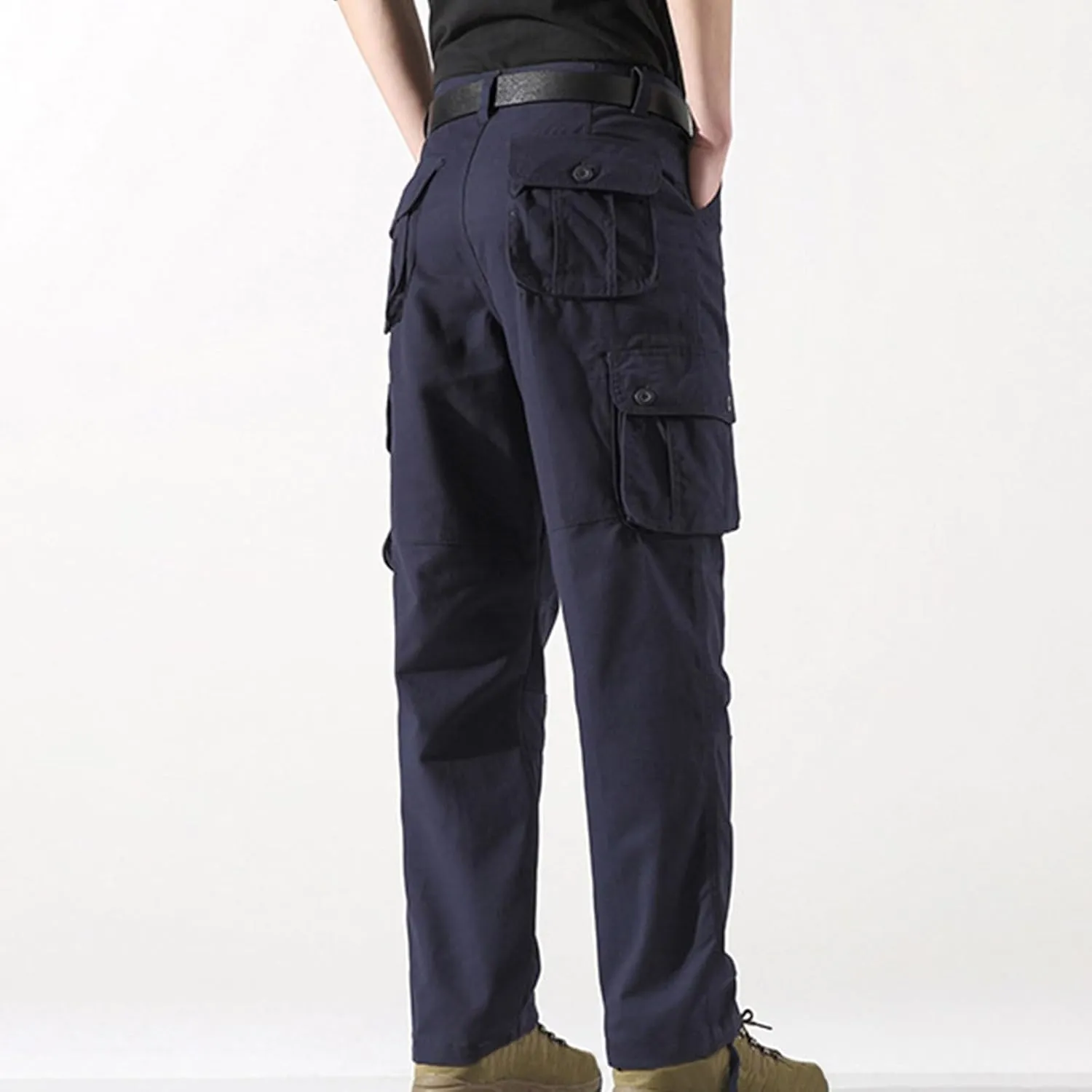 Quick Dry Lightweight Hiking Cargo Work Pants for Men Relaxed Fit Tactical Cargo Work Pants with Multi Pocket