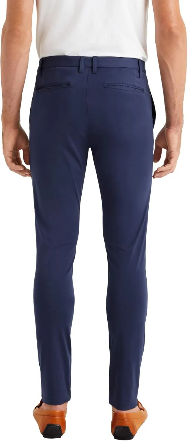 Rhone Commuter Skinny Men's Pants, Ultra Slim-Fit Mens Dress Pants, Stretch Fabric, Work Pants for Men, Wrinkle Resistant