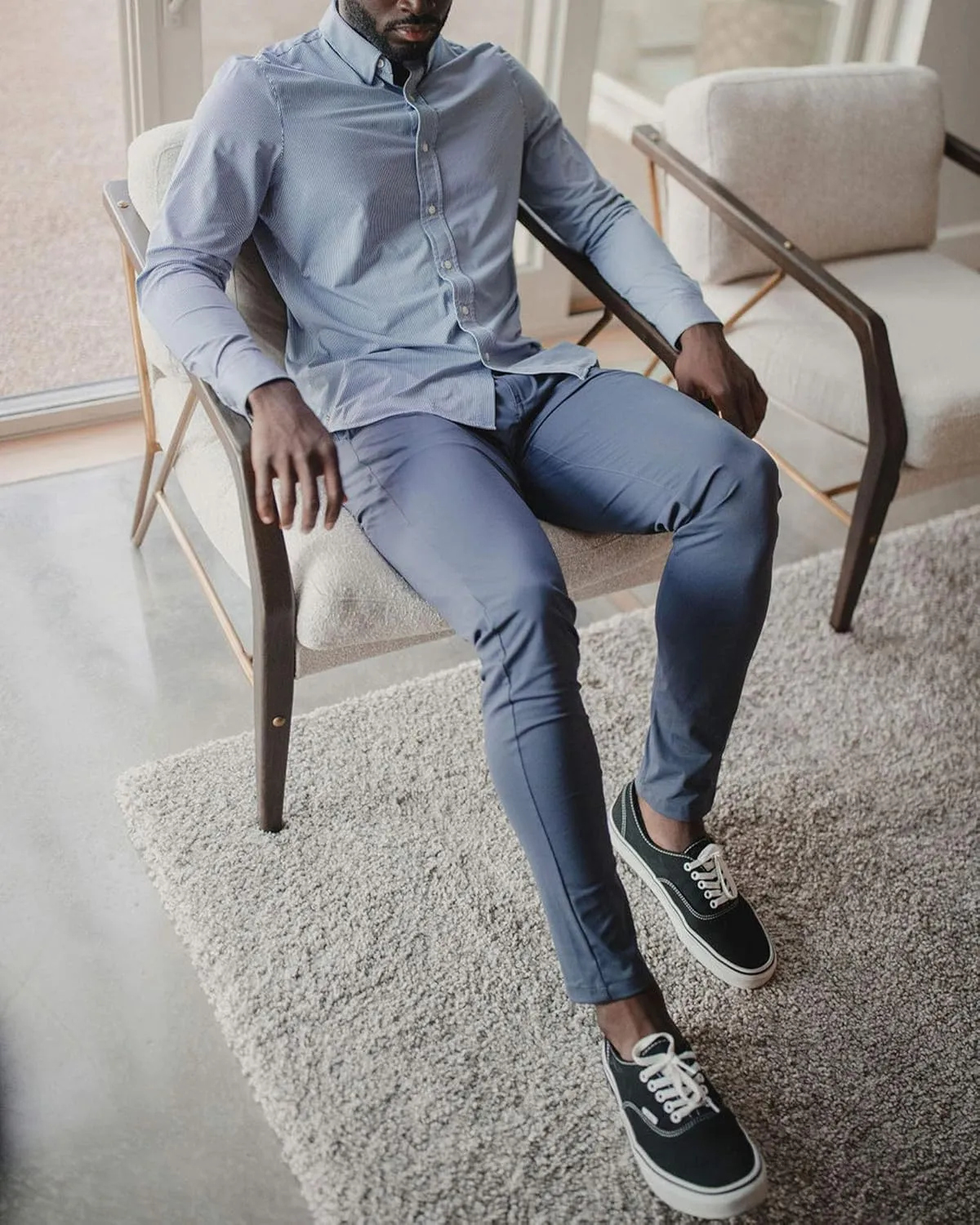 Rhone Commuter Skinny Men's Pants, Ultra Slim-Fit Mens Dress Pants, Stretch Fabric, Work Pants for Men, Wrinkle Resistant
