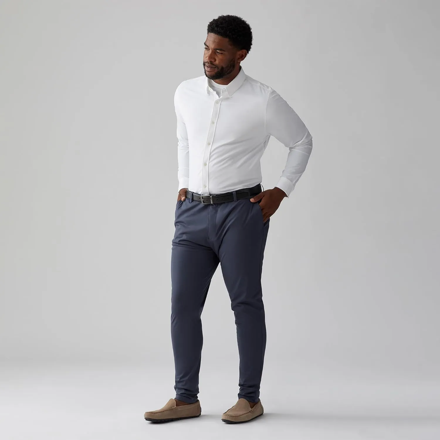 Rhone Commuter Skinny Men's Pants, Ultra Slim-Fit Mens Dress Pants, Stretch Fabric, Work Pants for Men, Wrinkle Resistant