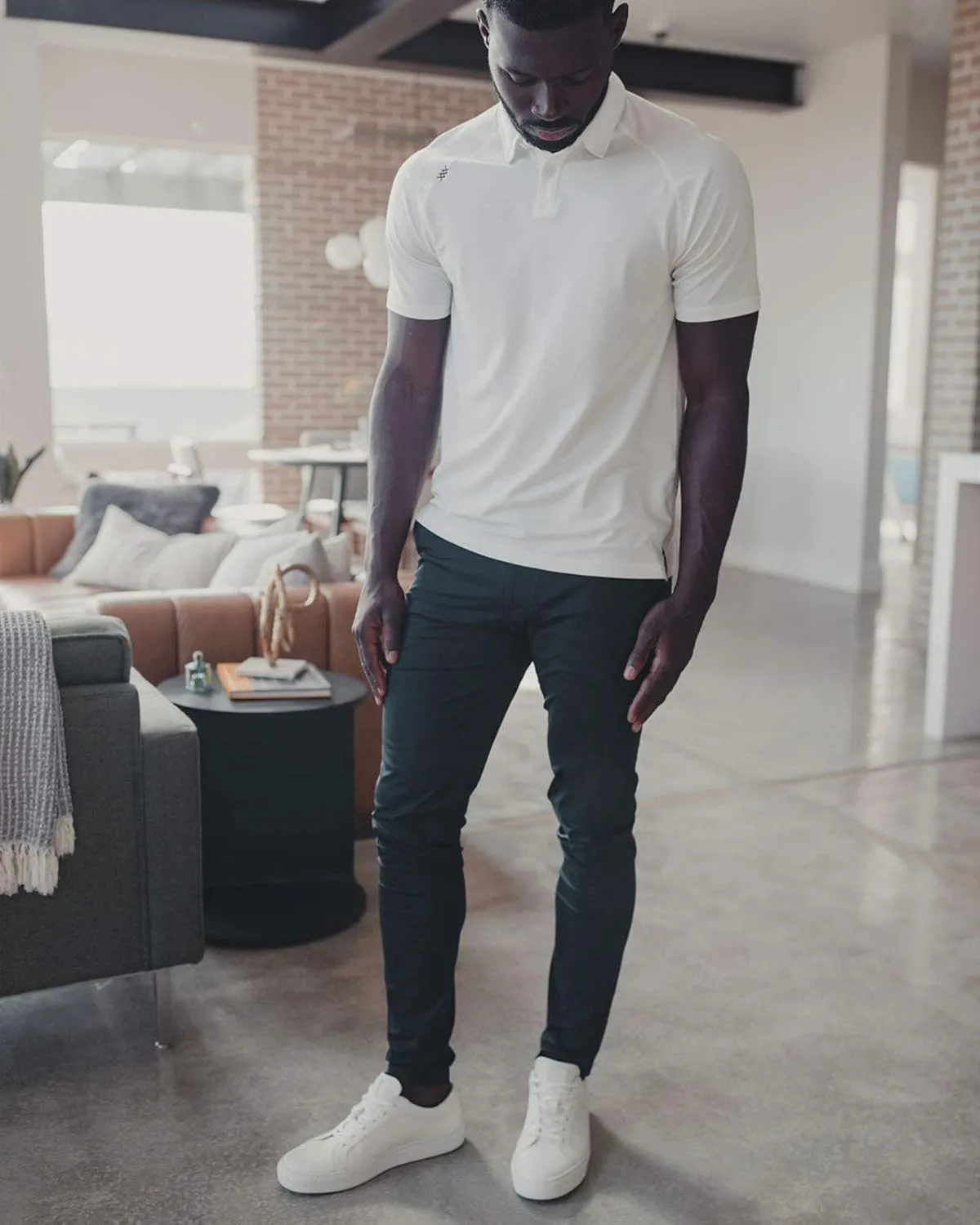 Rhone Commuter Skinny Men's Pants, Ultra Slim-Fit Mens Dress Pants, Stretch Fabric, Work Pants for Men, Wrinkle Resistant
