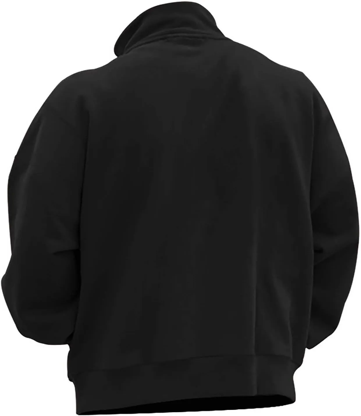 RTTUIOP 1/4 Zip Pullover Mens Western Sweaters Outdoor Long Sleeve Retro Plus Size Henley Loose Fit Solid Pullover