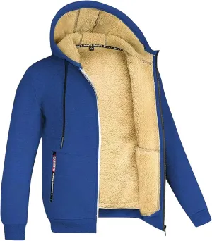 Solid Pocket Zipper Fly Men's Cotton Fleece Jacket Vintage Print Christmas Jackets Sherpa Quilted Lined Shirt